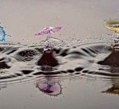 Фоторепортаж—полёт пули сквозь каплю воды