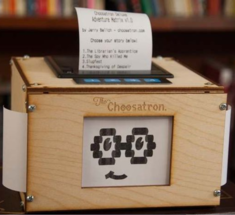 The Choosatron – сундучок со сказками в виде крошечного принтера + видео