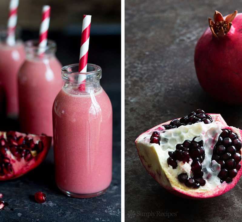 Velvet pomegranate banana. Гранатовый йогурт. Смузи гранат. Гранатовый смузи. Гранатовое смузи сок.