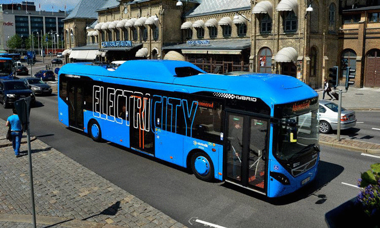 Volvo зарядит автобусы по воздуху