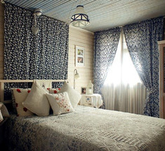  Милый дизайн  спальни в деревенском стиле