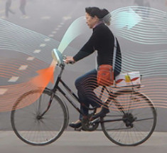 Daan Roosegaarde представляет велосипед очищающий воздух от смога