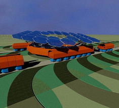 Концепт беспилотного сельхозробота на солнечной энергии