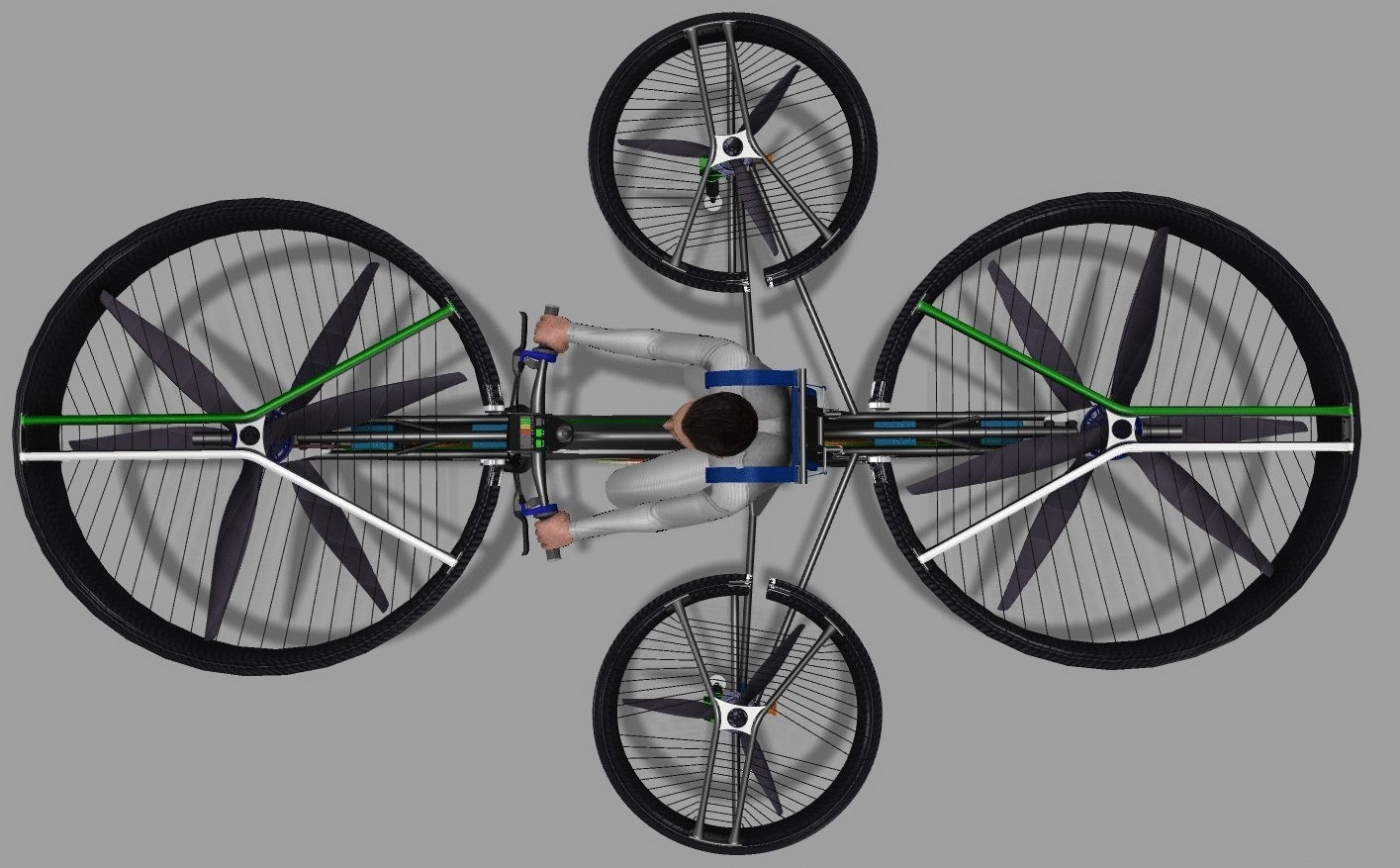 Чешские инженеры создали летающий велосипед