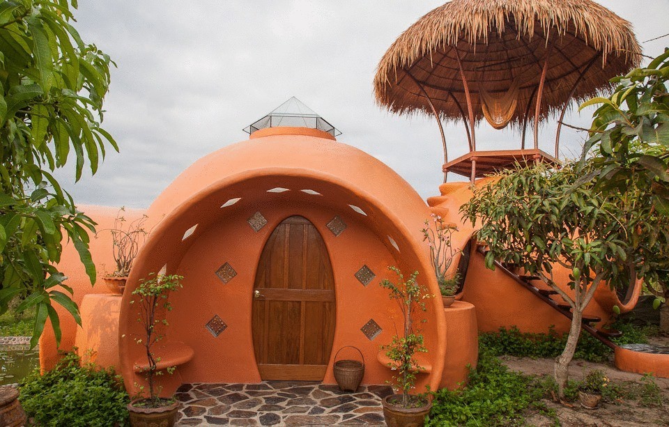 Построен уникальный дом в форме манго