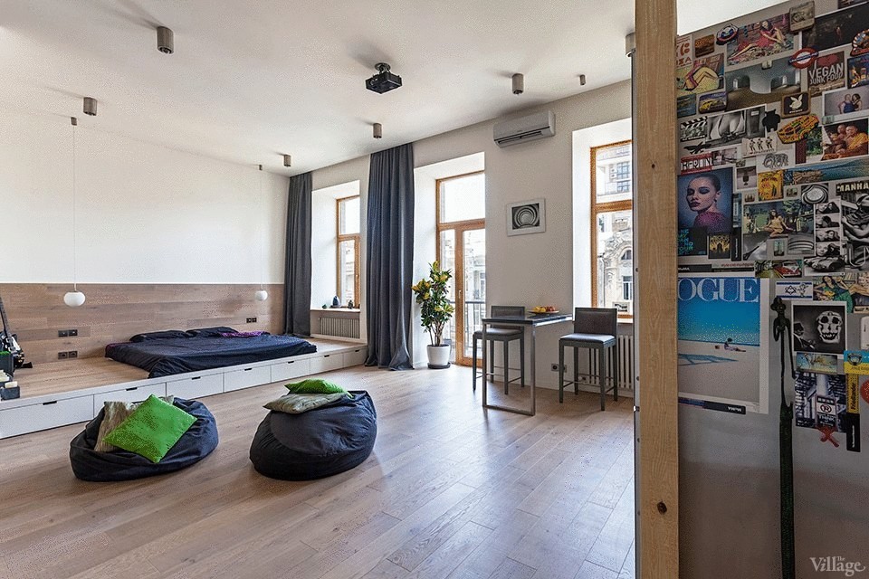 Киевские дизайнеры представили необычную квартиру для молодой пары