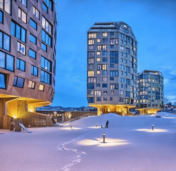 Энергоэффективный жилой комплекс в Норвегии