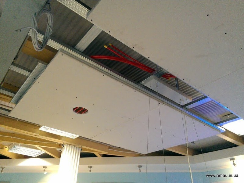 Потолочное панельное охлаждение помещений