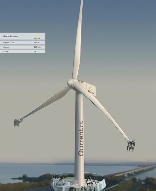 Первый в мире «парк устойчивого развития с ветроаттракционами» планируют построить в Голландии