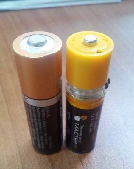Батарейки с USB