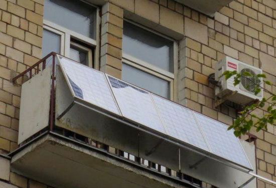 солнечные батареи на балконе квартиры