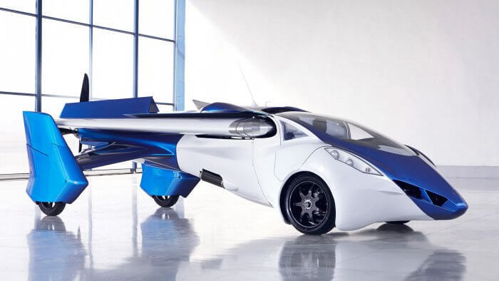Прототип футуристического летающего автомобиля 