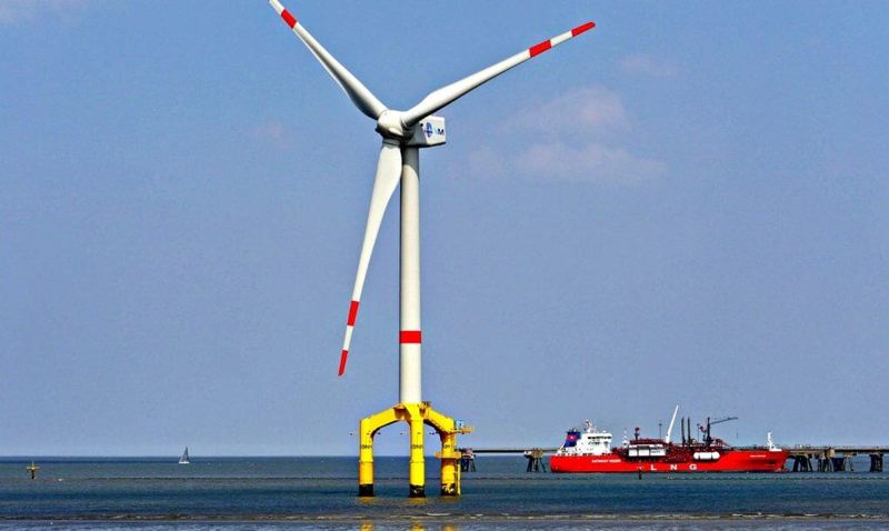 Великобритания установила крупнейшие в мире ветряные турбины около Ливерпуля