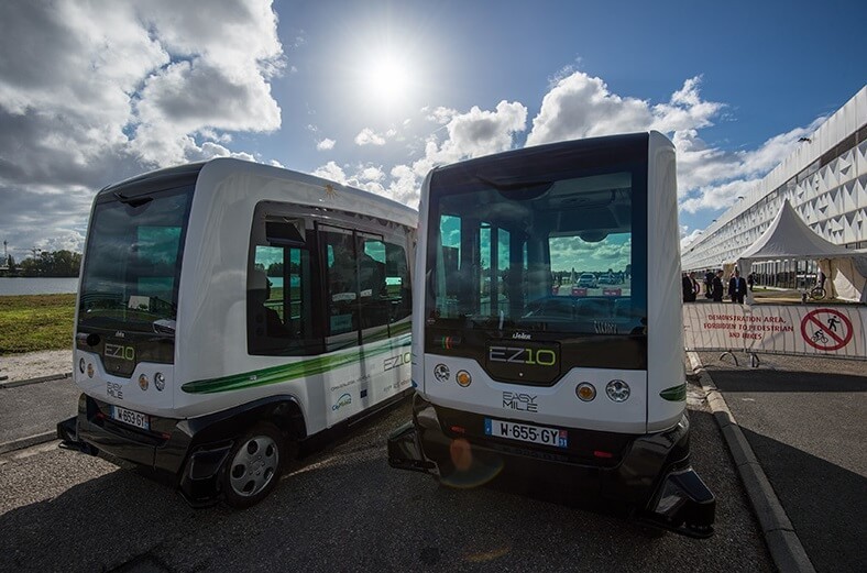 Европу завоевывают беспилотные миниавтобусы на электротяге
