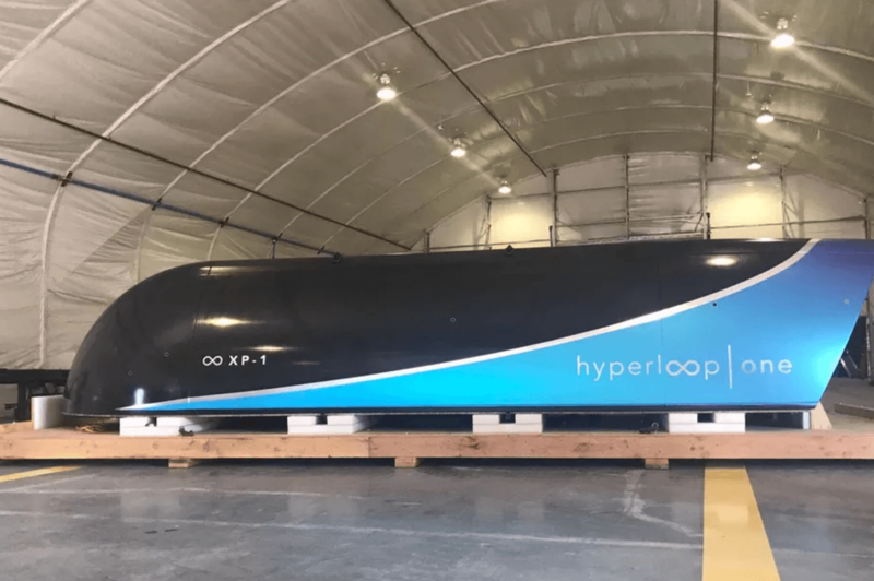 Первые испытания Hyperloop One
