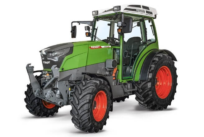 Компактный электротрактор Fendt e100 Vario может делиться энергией с сетью