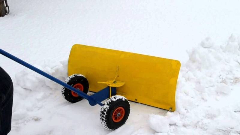 Как сделать лопату или скребок для уборки снега