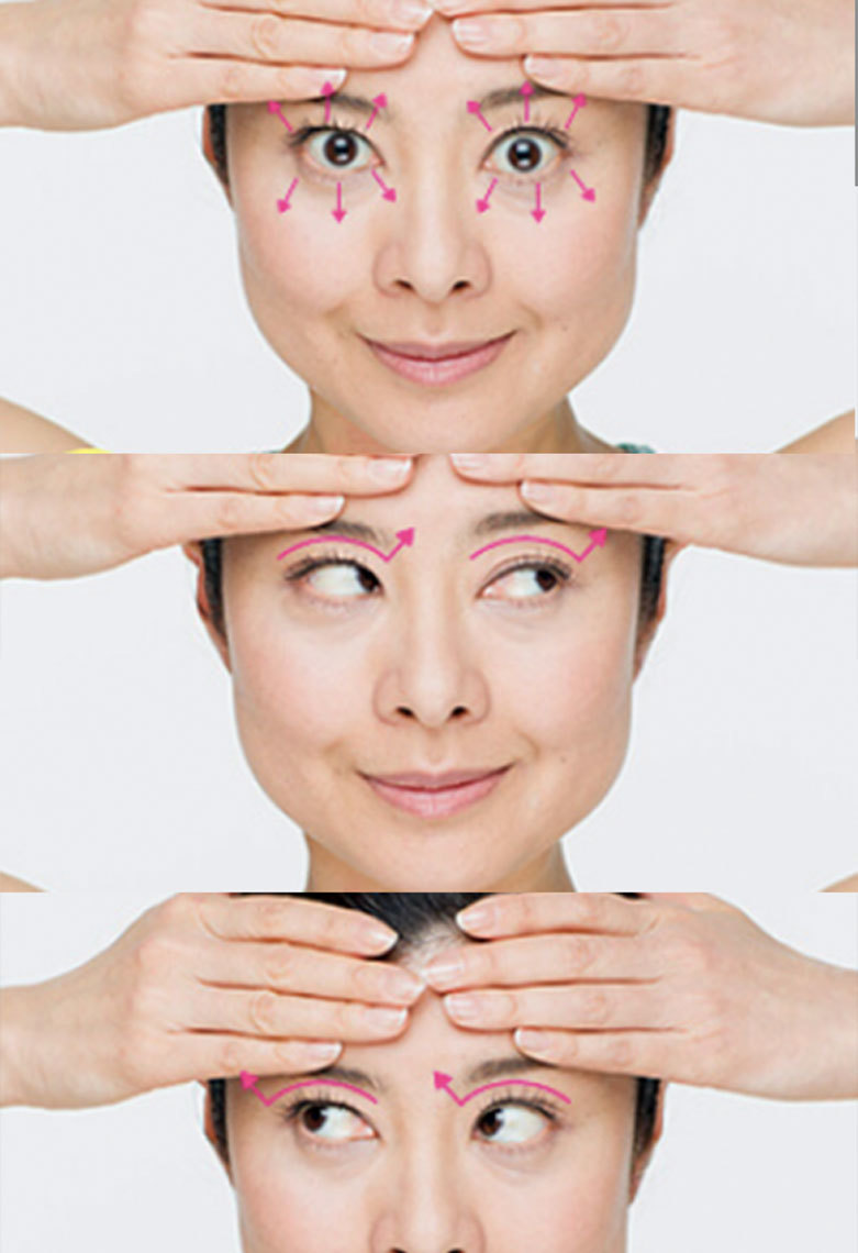 Стираем морщины и открываем глаза: упражнение 2 в 1 от Мамады Йошико 