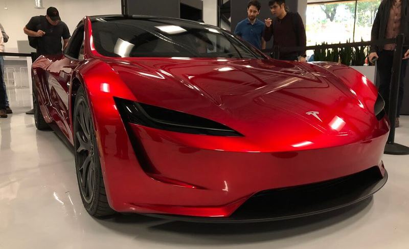 ﻿﻿ Первые фото Tesla Roadster 2020