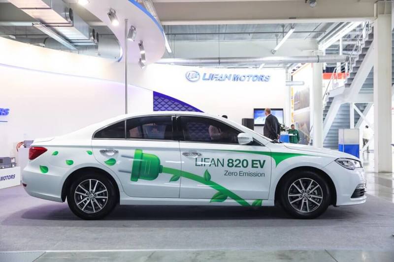 Lifan покажет на ММАС 2018 электромобиль Lifan 820EV