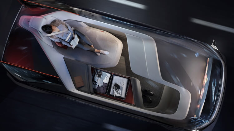 Volvo 360c: каким может быть беспилотный электромобиль будущего