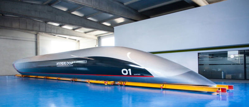 Hyperloop TT представила первый сверхзвуковой пассажирский вагон