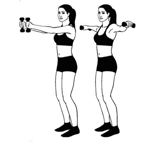 Упражнения для идеальной линии плеч и рук