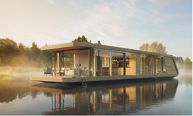 Новый проект плавучих домов обещает полную автономию и мобильность за счет солнечной энергии