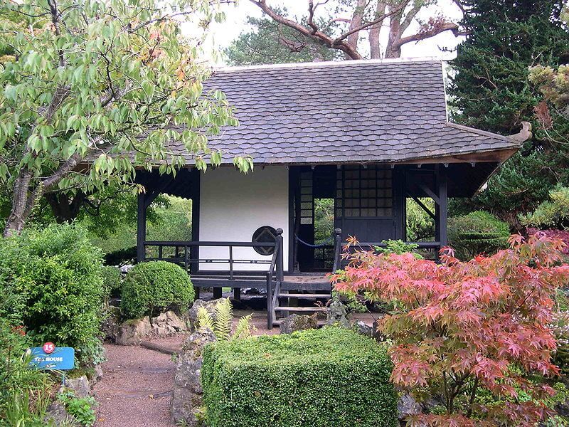Японский чайный домик своими руками