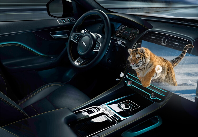 Jaguar Land Rover создаёт проекционный 3D-дисплей с VR-технологиями