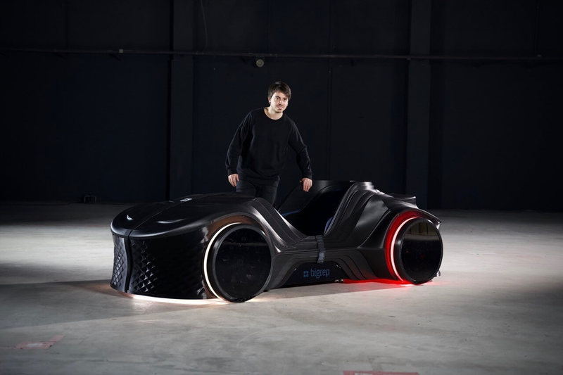 BigRep Loci - 3D-печатный автономный электрический автомобиль