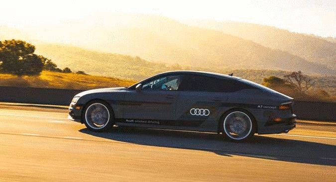 Автомобиль-робот Audi A7 доехал сам из Кремниевой Долины до Лас-Вегаса      
